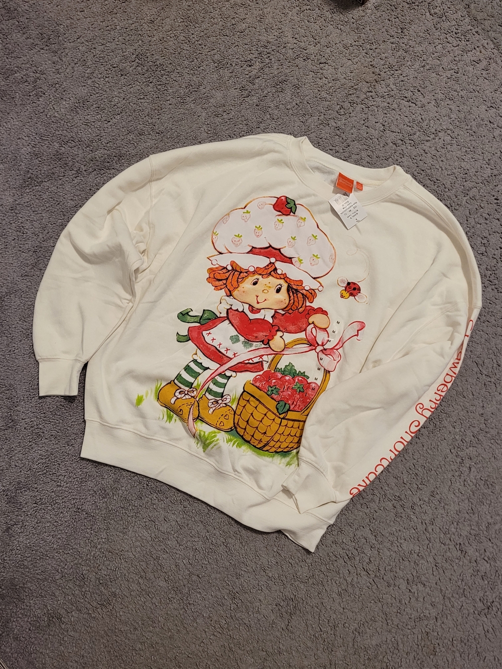 Kohl's Cream Strawberry Shortcake Graphic Sweatshirt